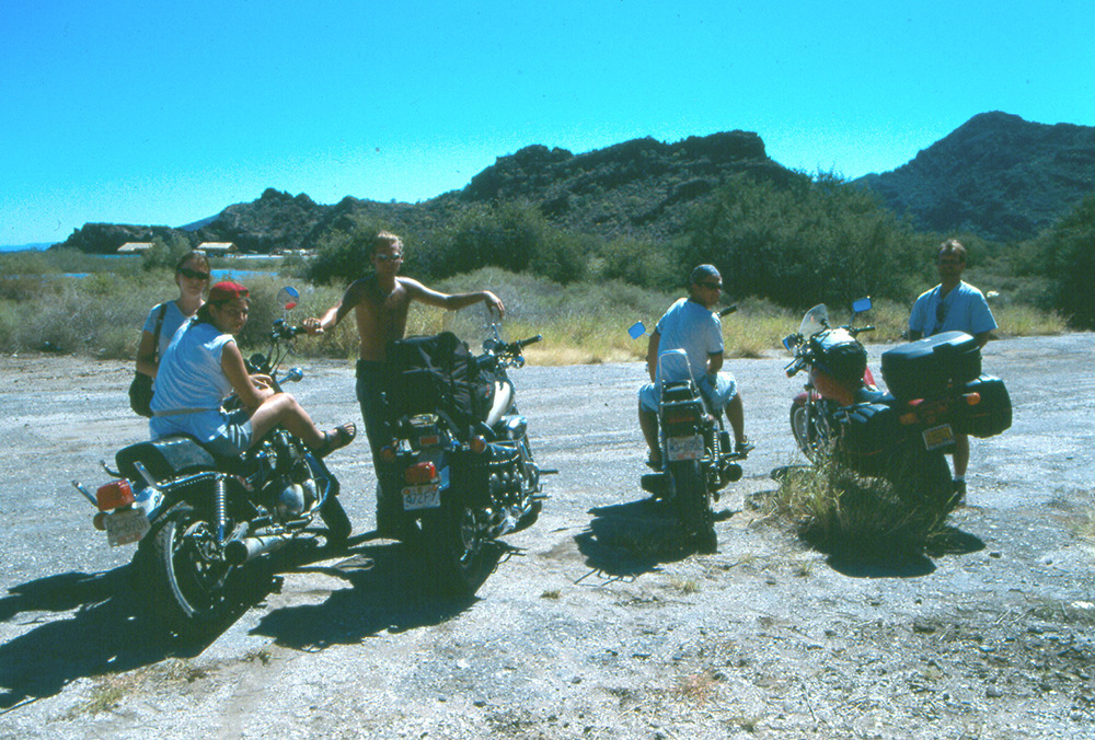 The 4 motos in Mulege