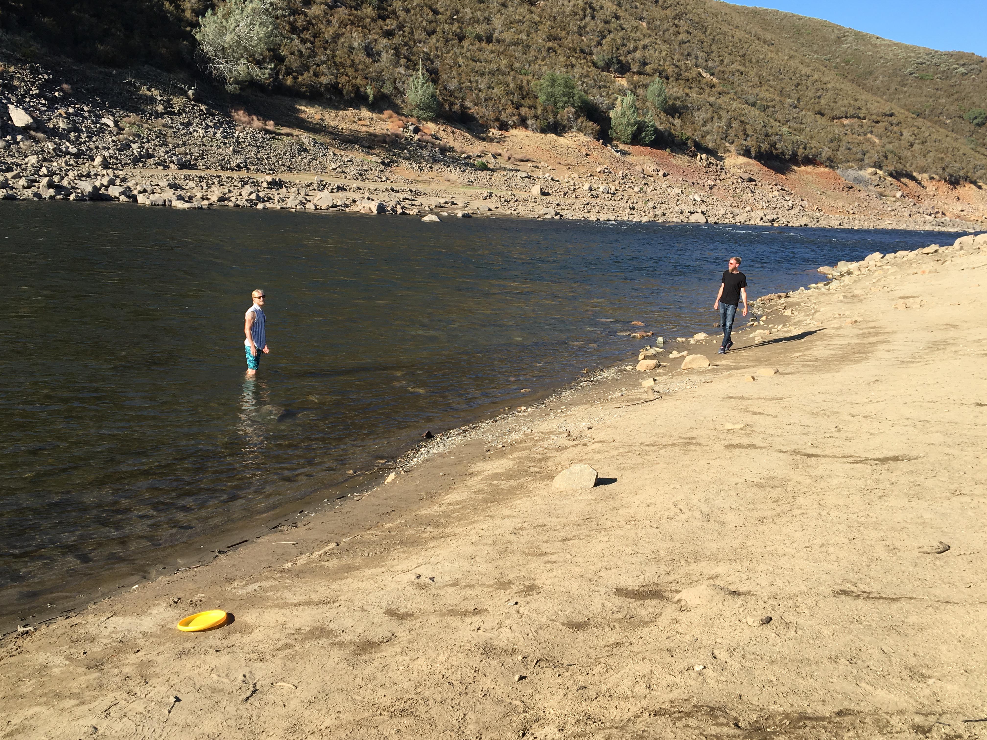 Getting our feet wet