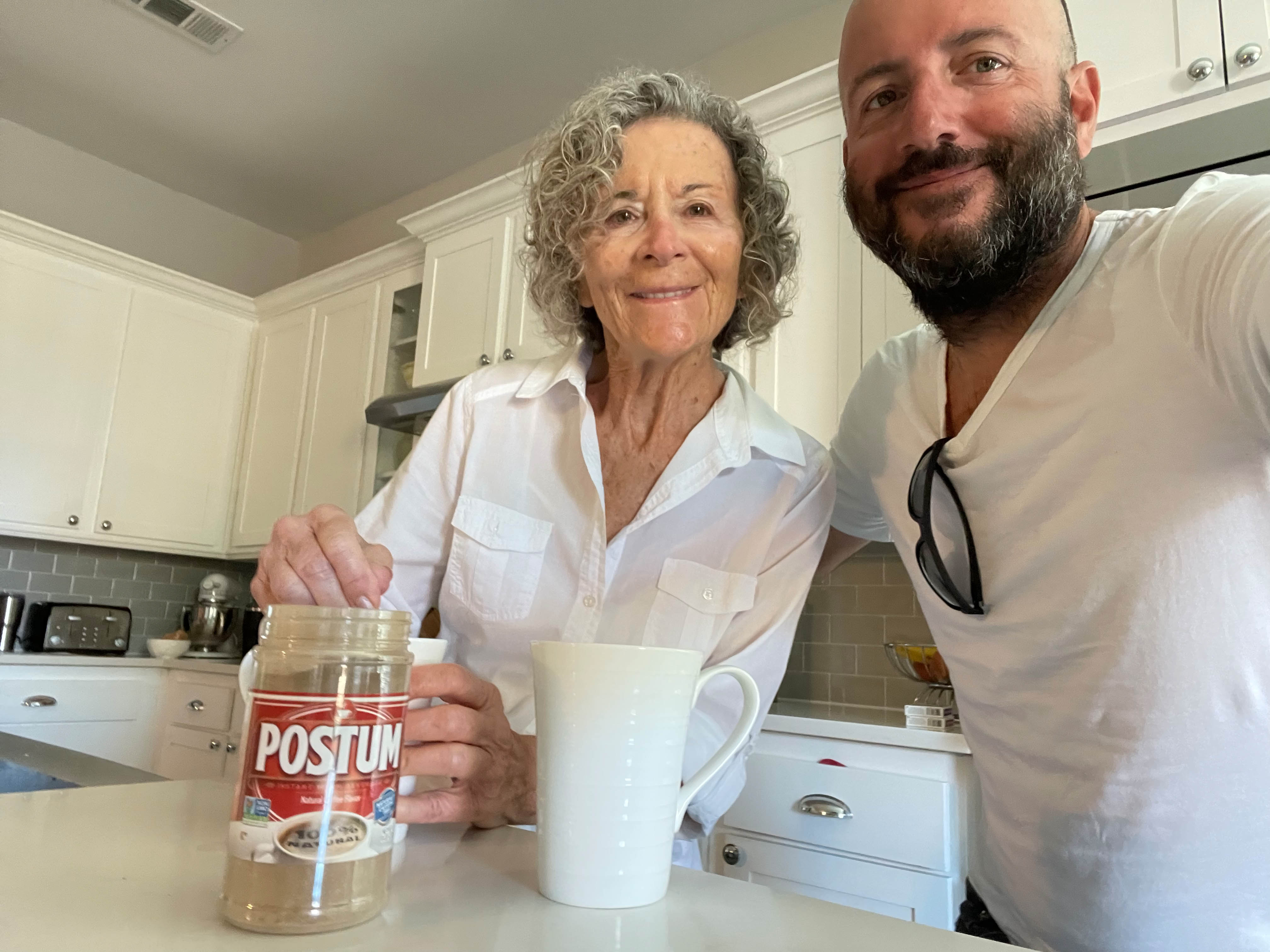 Postum with Mom
