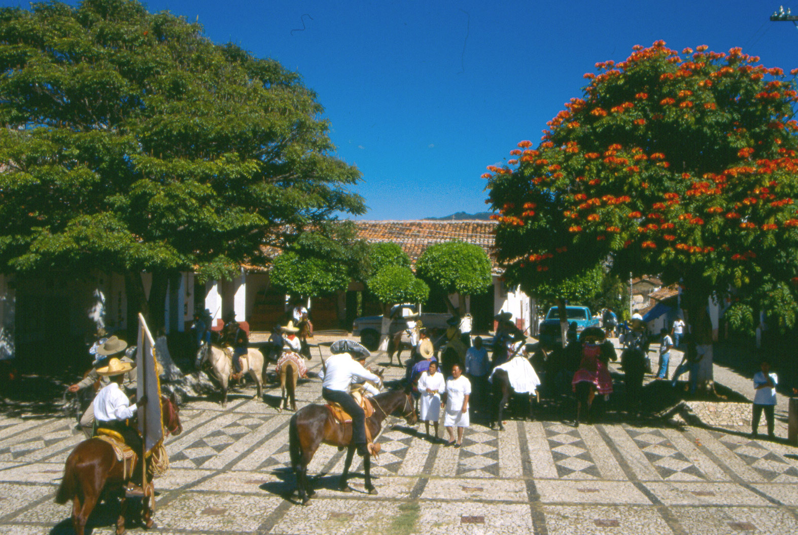 Zócalo of Ixcateopan de Cuauhtémoc