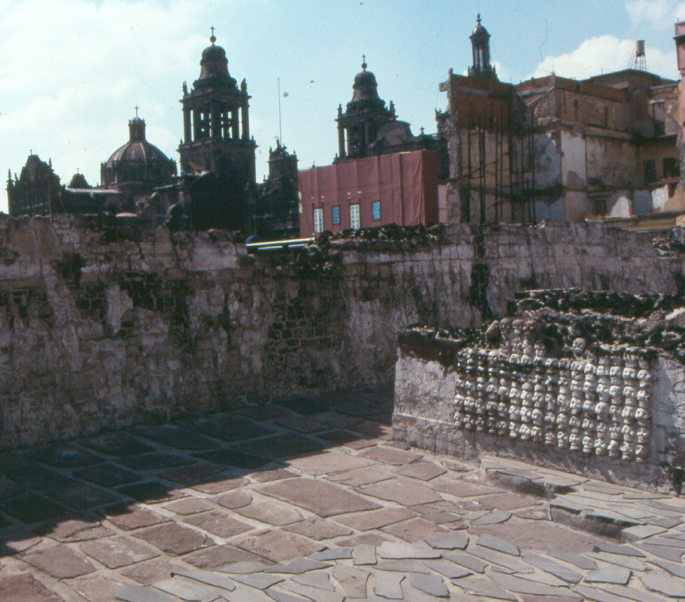 Mexico City Ruins behind the Zócalo