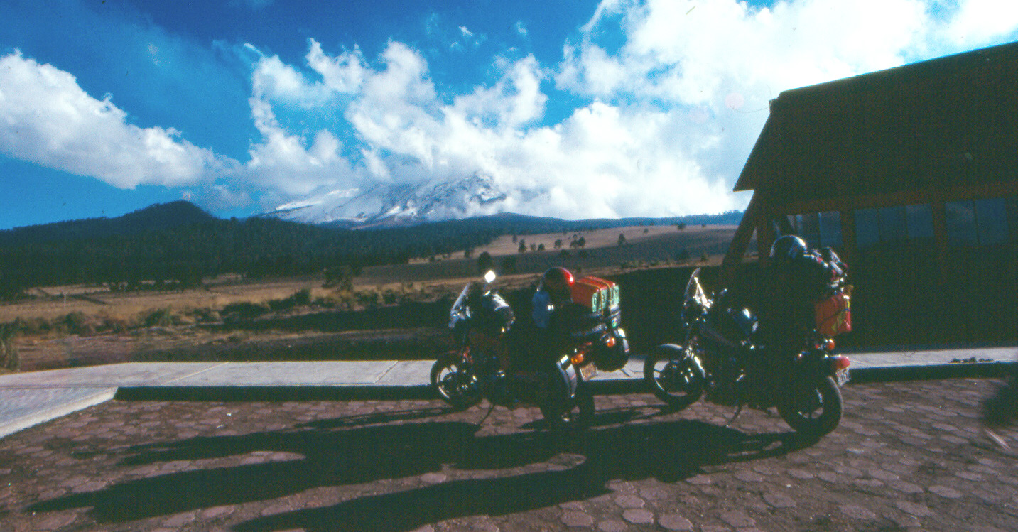 At 13,000 ft - Bikes & Popocatépetl