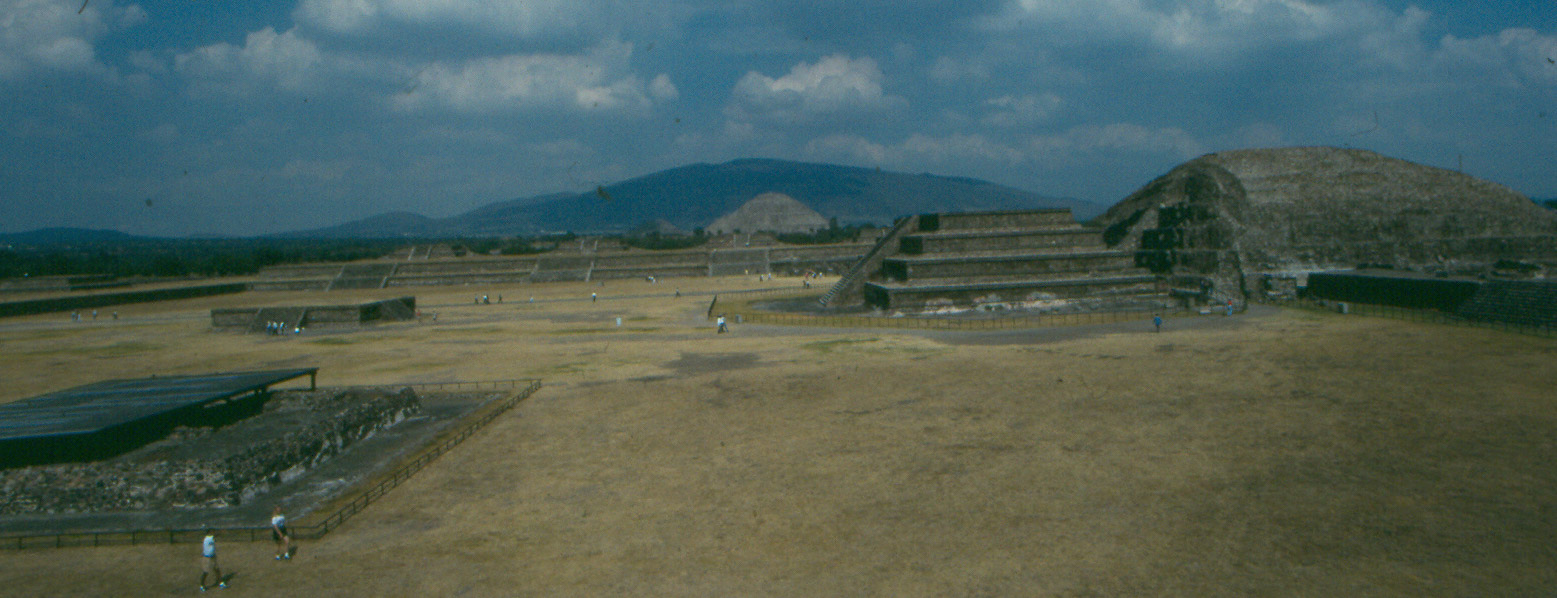 A step back view of Teotihuacan