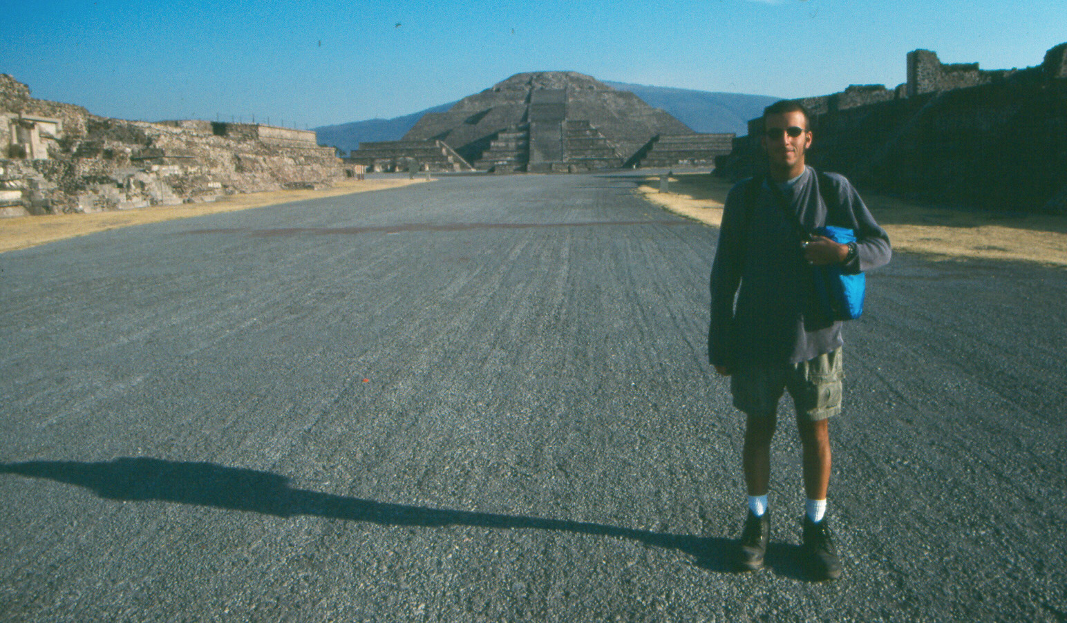 Darren on the Avenue of the Dead