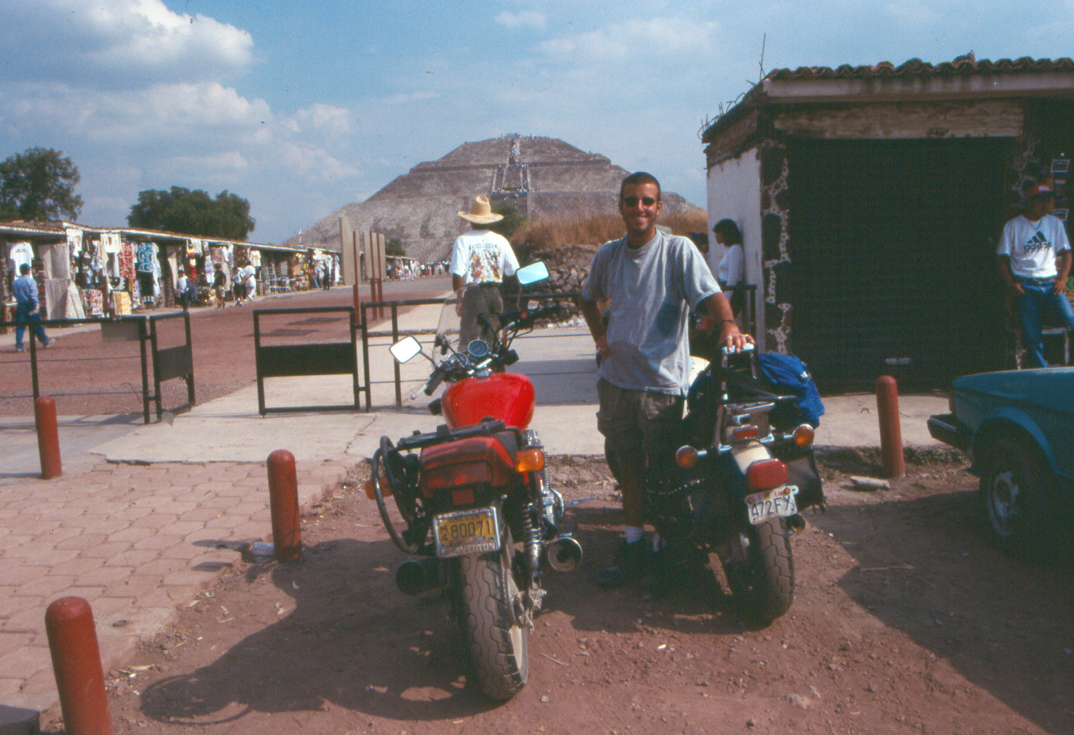 About to leave Teotihuacan