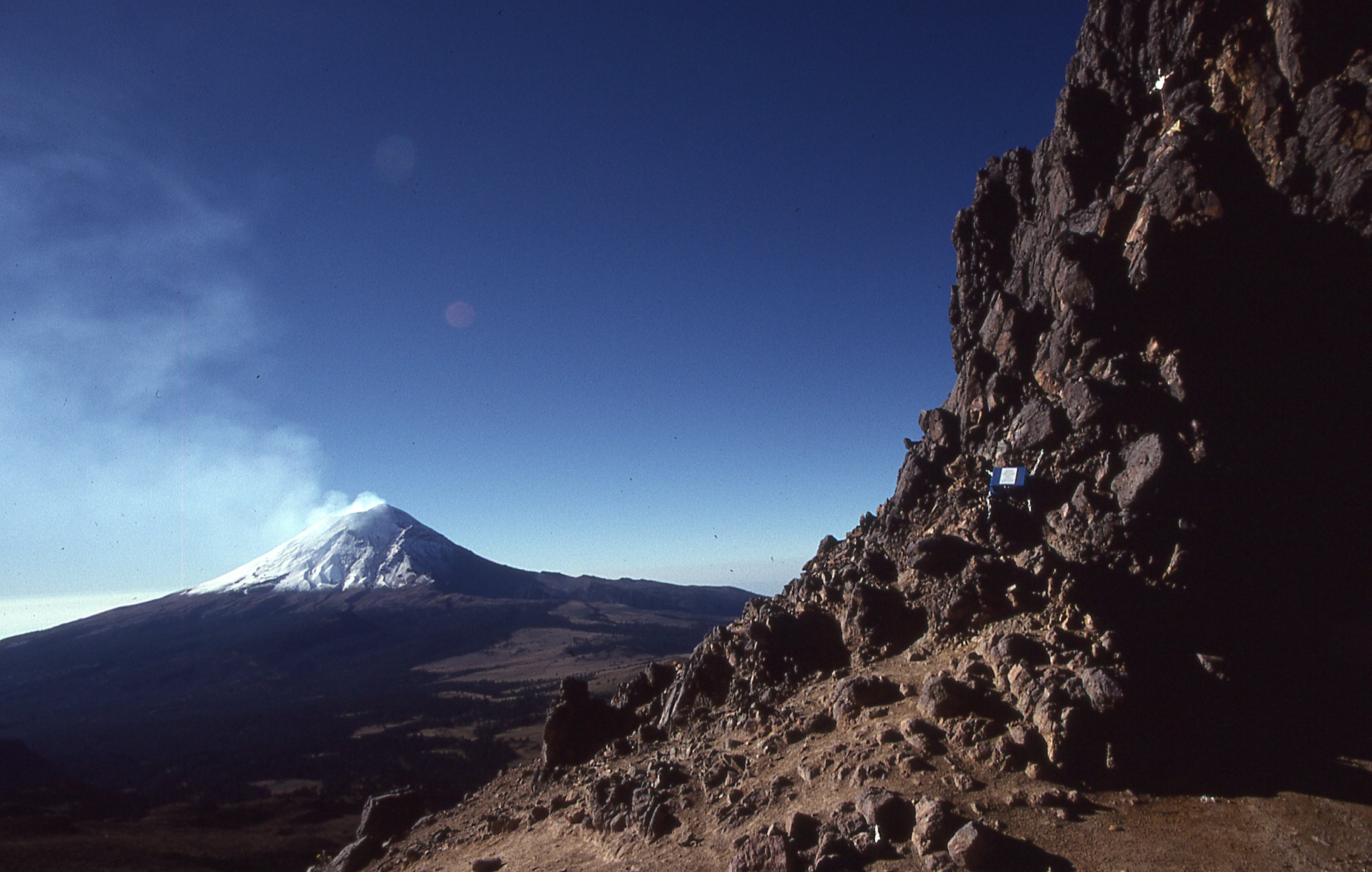 Early view of Popocatepetl