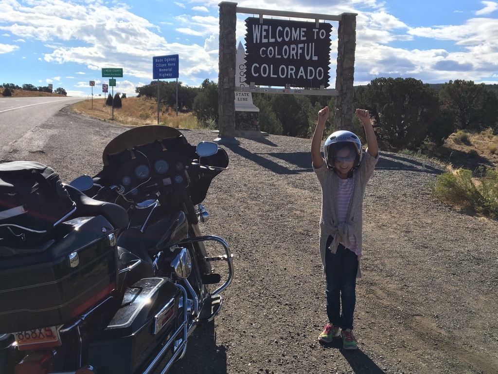 Someone is excited to be in Colorado