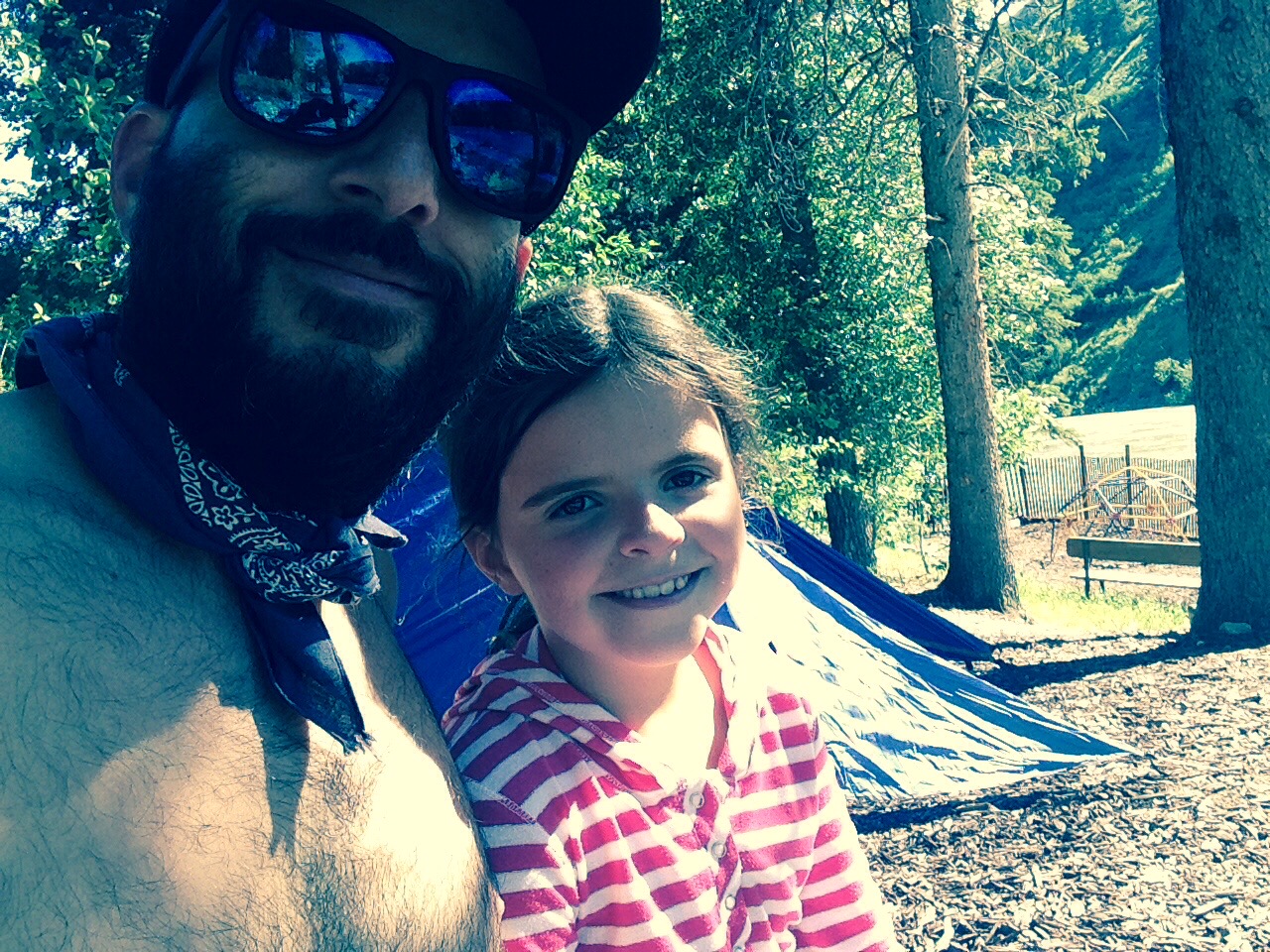 Camp selfie