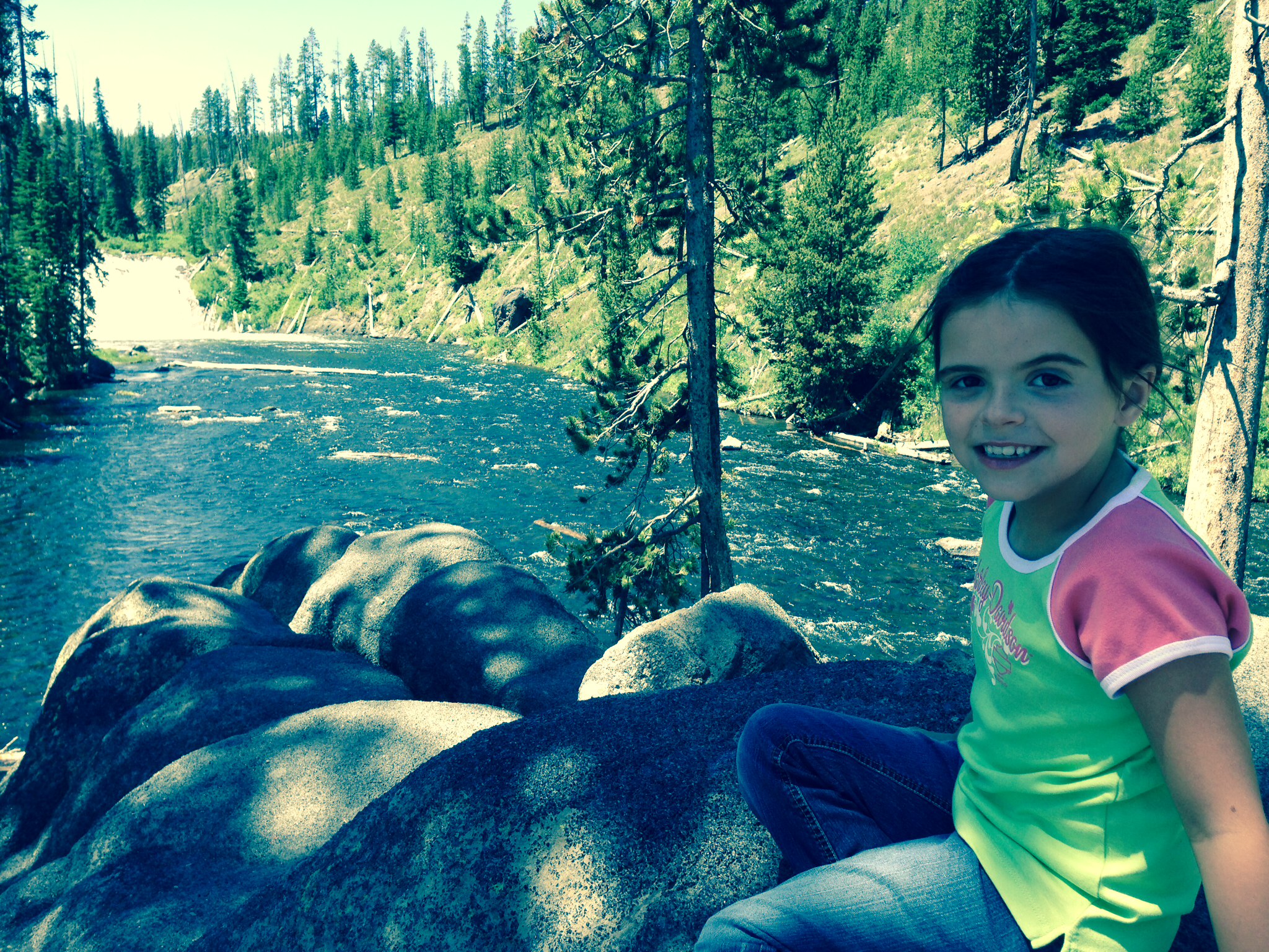 First waterfall of the trip