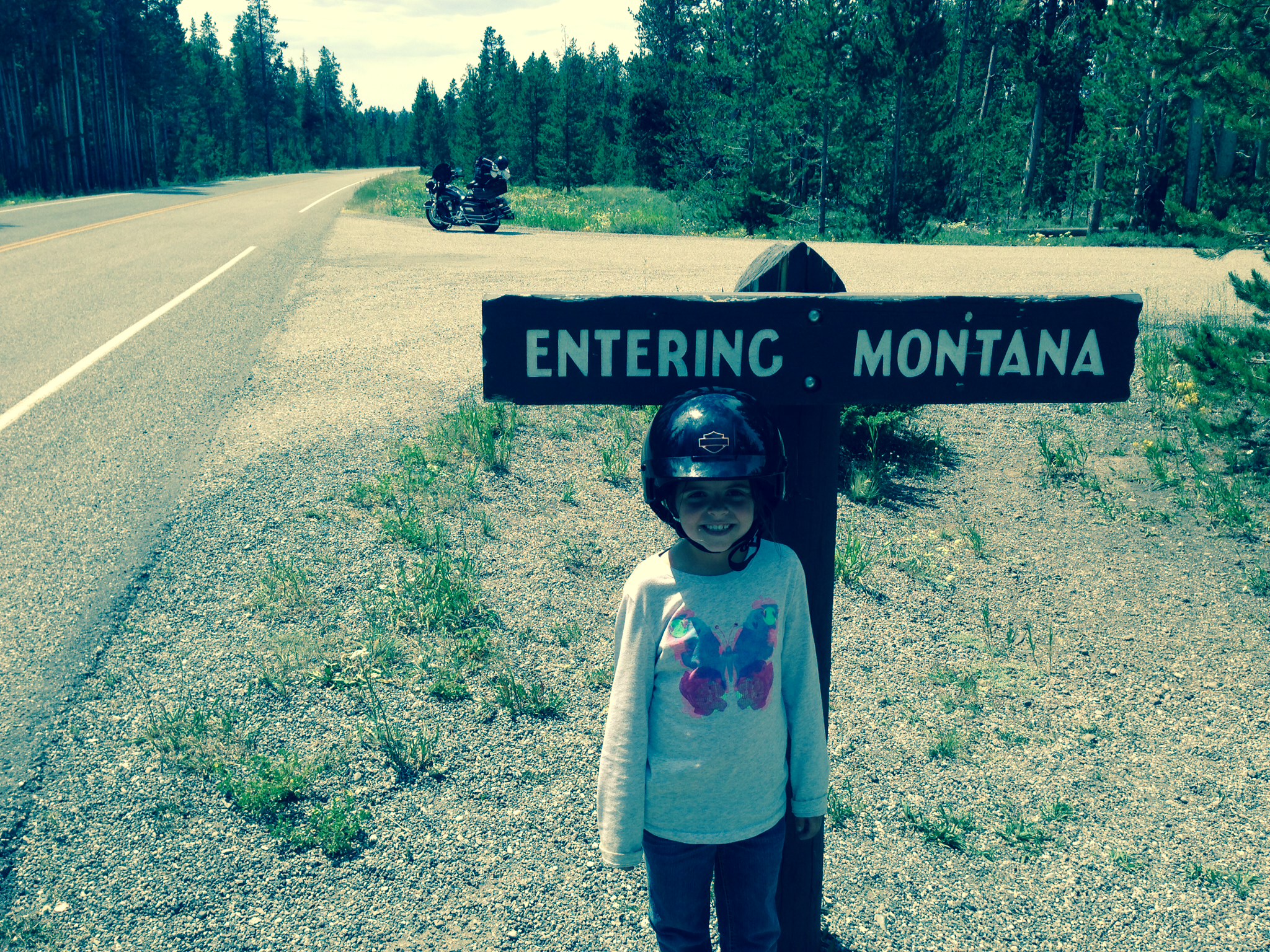 Entering Montana