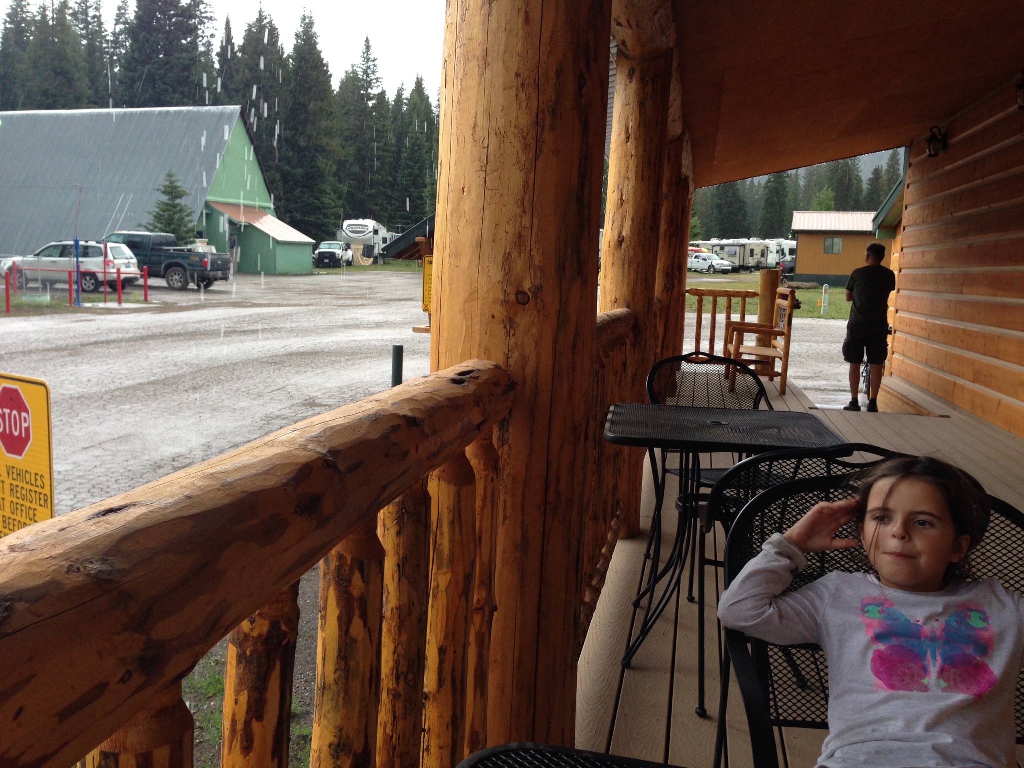 Checking in at the KOA