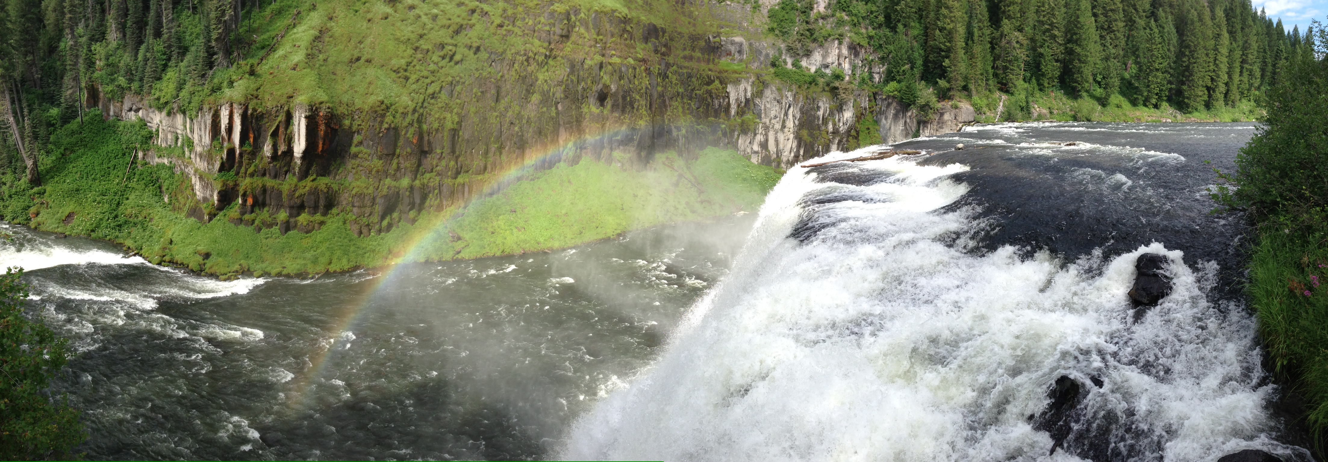 Mesa Falls panorama