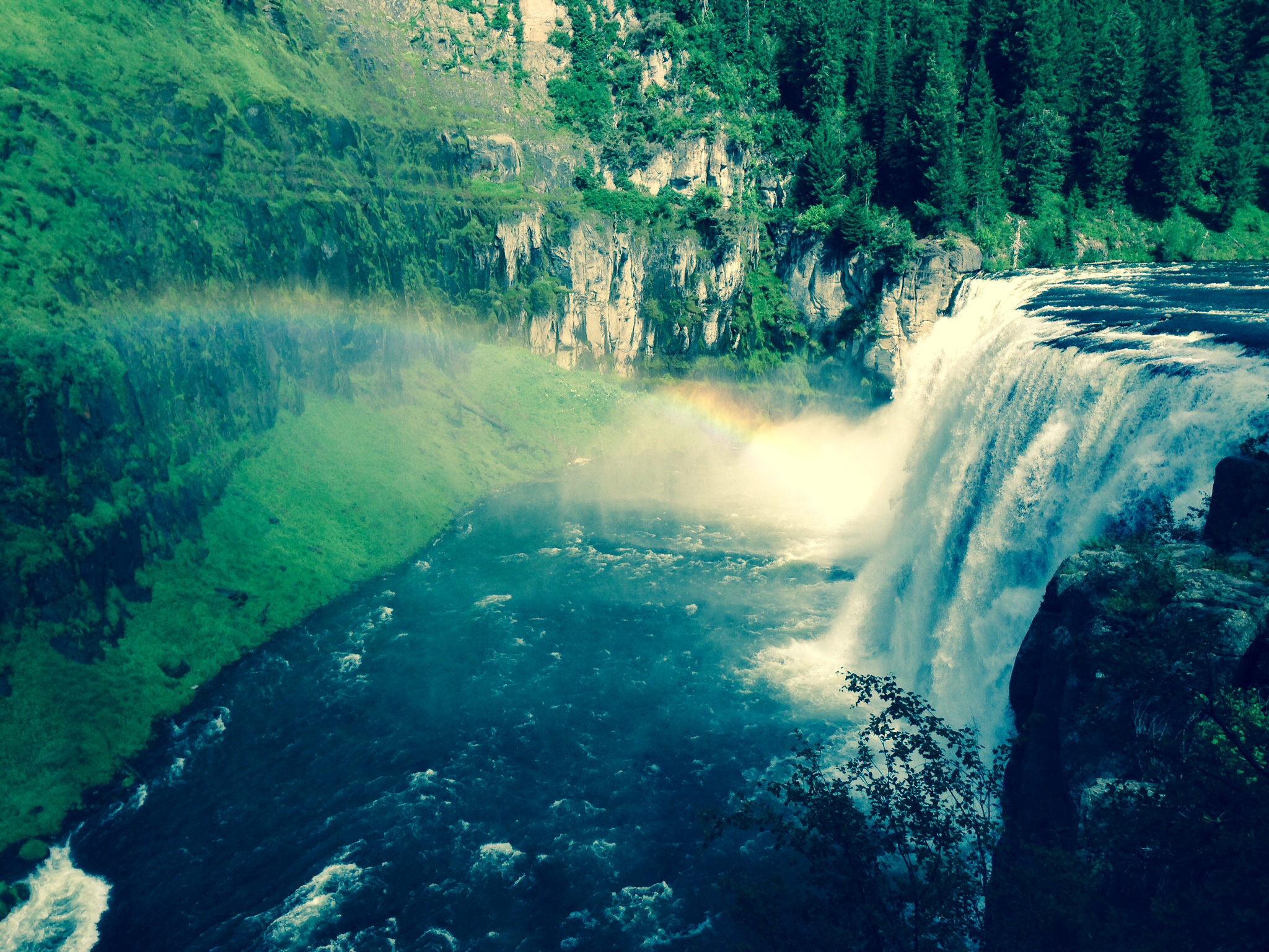 Mesa Falls rainbox