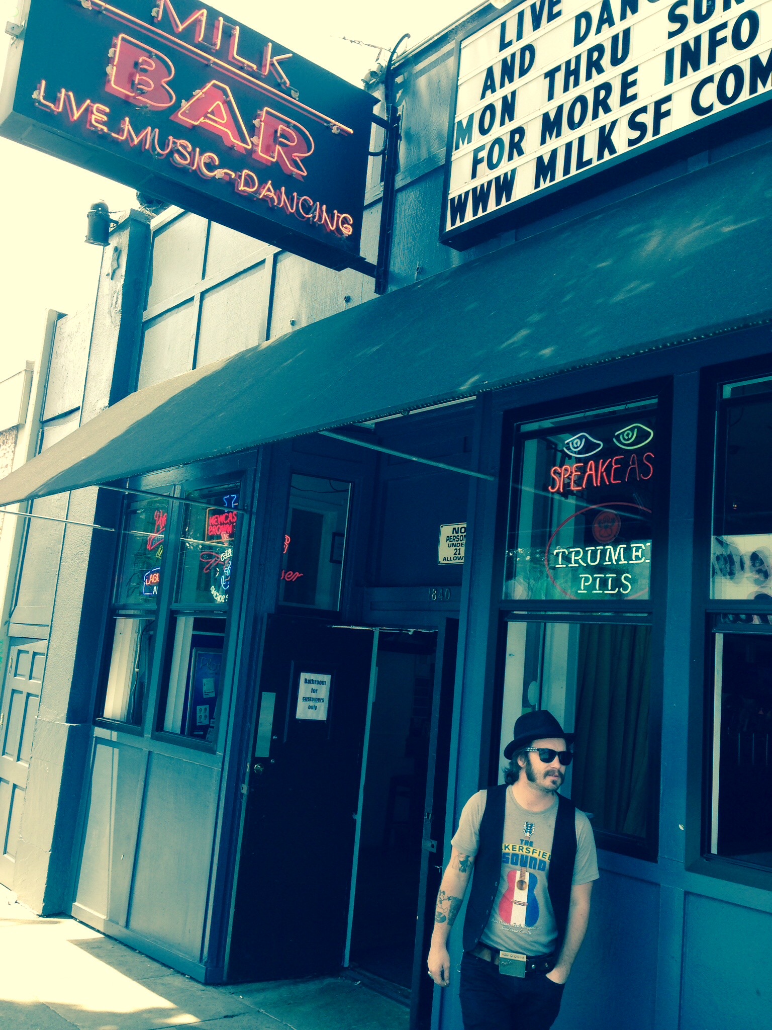 Lil T at the Milk Bar
