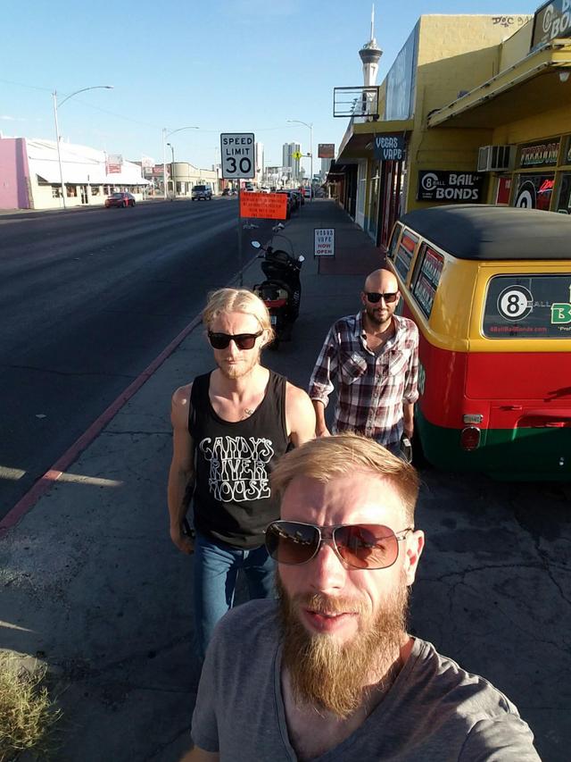 Walking through Vegas